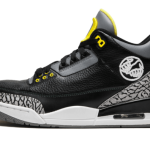 Air Jordan 3 Oregon Pit Crew BLACK/YELLOW-WHITE