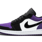 Air Jordan 1 Low - Court Purple WHITE/BLACK-COURT PURPLE