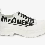 Alexander McQueen Tread Slick Lace Up Optic White