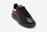 Alexander McQueen Oversized Sneaker in Black/Silver/Welsh Red - Image 2