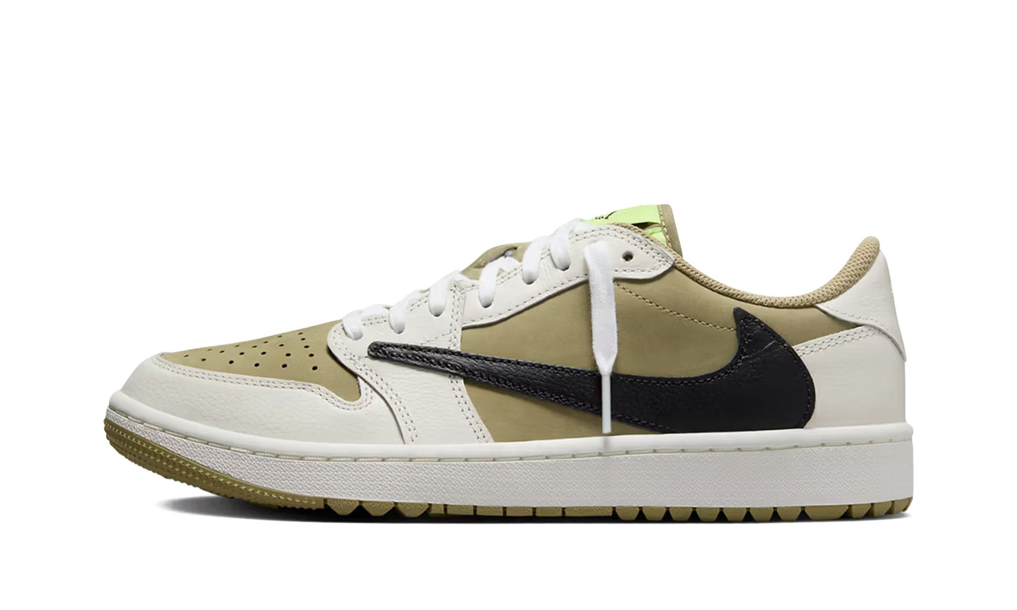 Travis-Scott-x-Air-Jordan-1-Low-Golf-Neutral-Olive-3.jpg Air Jordan x Travis Scott 1 Low Golf Neutral Olive - Image 1