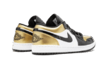 Air Jordan 1 Low Gold Toe BLACK - Image 4