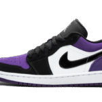 Air Jordan 1 Low - Court Purple WHITE/BLACK-COURT PURPLE
