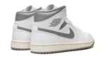 Air Jordan 1 Mid White Stealth Grey - Image 3