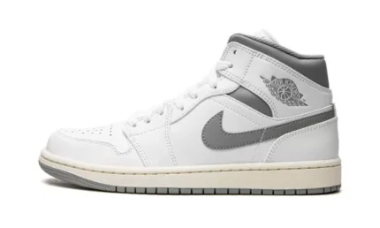 Air Jordan 1 Mid White Stealth Grey