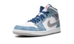 Air Jordan 1 Mid SE French Blue - Image 4