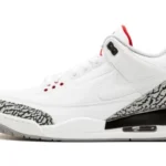 Air Jordan 3 Retro JTH NRG - White/white-Fire Red-Black