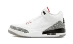 Air Jordan 3 Retro JTH NRG - White/white-Fire Red-Black