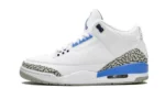 Air Jordan 3 Retro - UNC White/Valor Blue-Tech