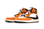 Air Jordan 1 High OG TS SP White Orange - Image 2